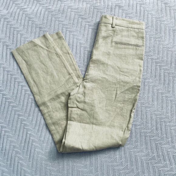 Vintage Jack Henry tan linen dress pants - Picture 1 of 7